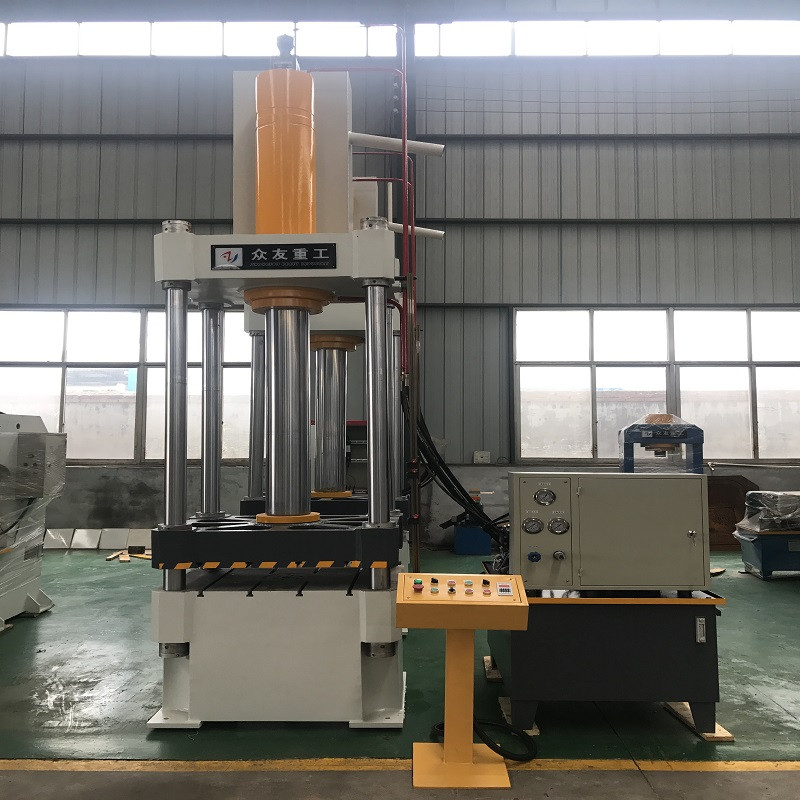 100噸三梁四柱大行程太陽能內(nèi)膽沖孔油壓機(jī)