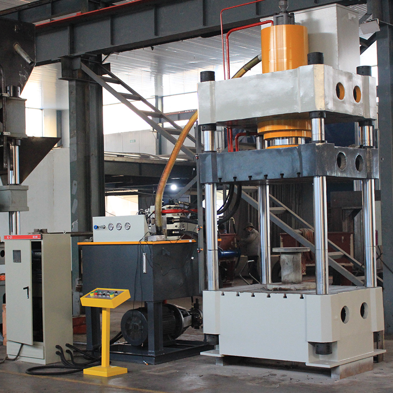 315噸四柱帶下頂鋼油壓機 315T多功能四柱油壓機