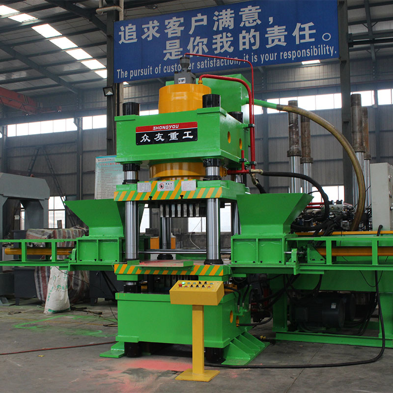 500噸全自動(dòng)雙色魚餌壓塊機(jī) 500T粉末成型油壓機(jī)