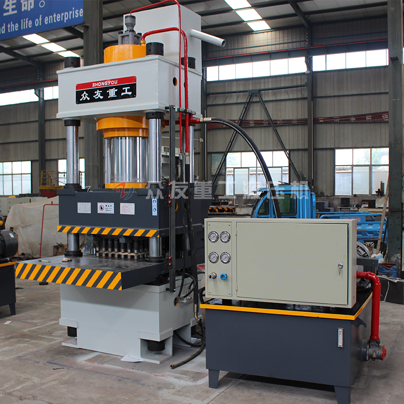 315噸自動進料魚餌壓塊成型油壓機 315T粉末成型油