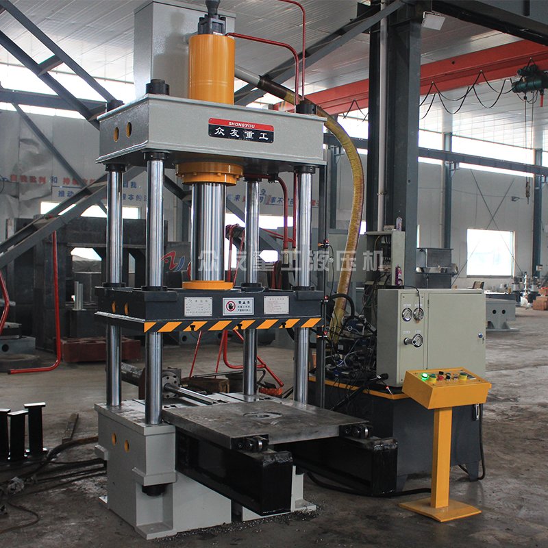 100噸帶移動工作臺成型四柱油壓機 100T成型油壓機