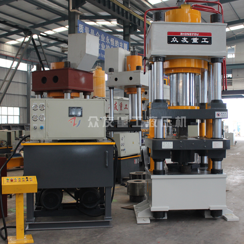 500噸牛羊舔磚粉末成型液壓機