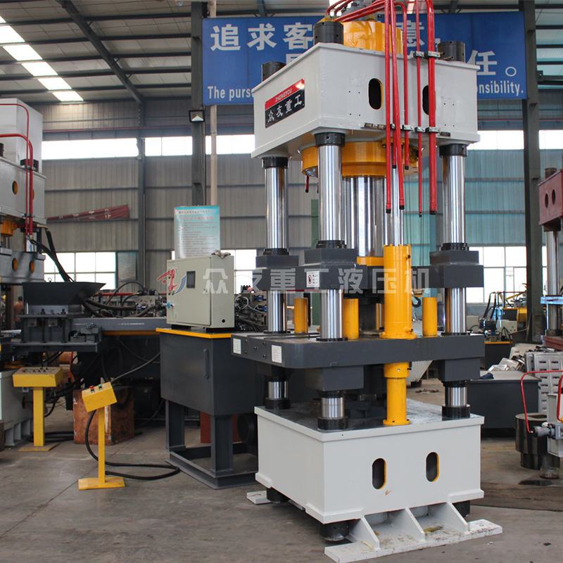 500噸牛羊舔磚粉末成型液壓機