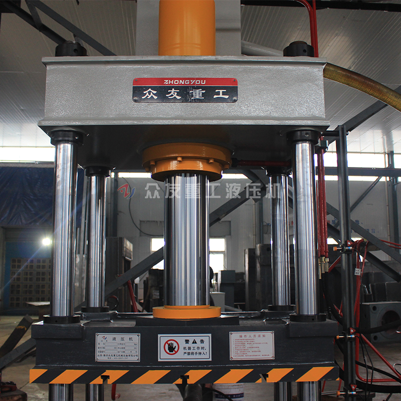 100噸帶移動工作臺成型四柱液壓機