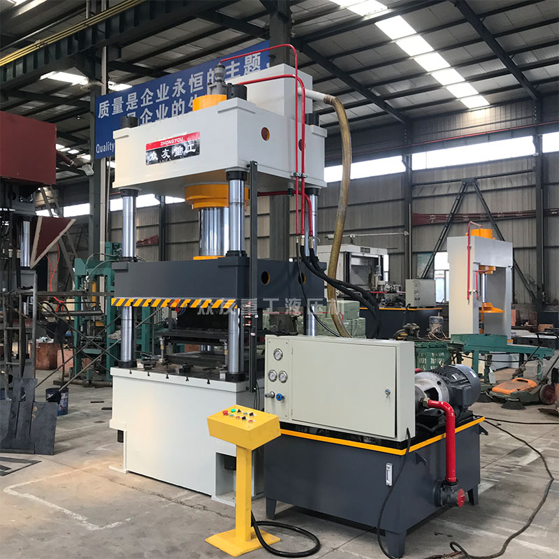 315噸縫紉機腿型成型四柱液壓機